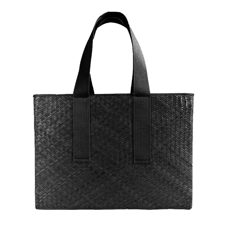 Black Canvas Anissa Tote - Medium