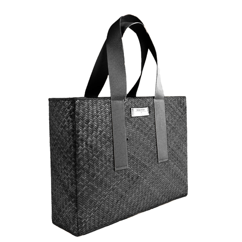 Black Canvas Anissa - Large Tote
