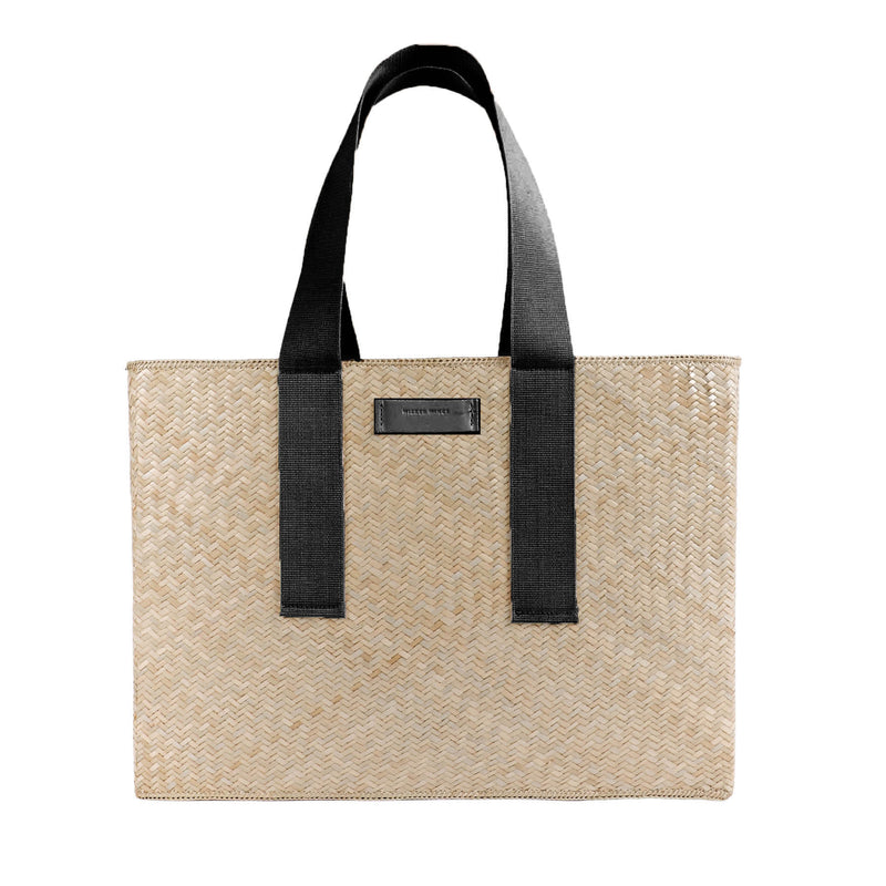 Canvas & Black Anissa - Large Tote