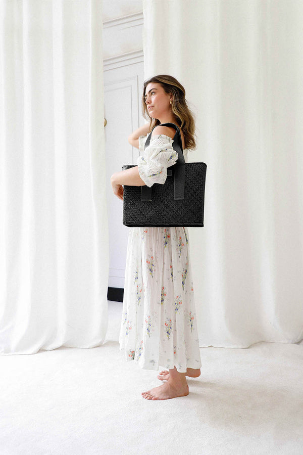 Black Canvas Anissa - Small Tote