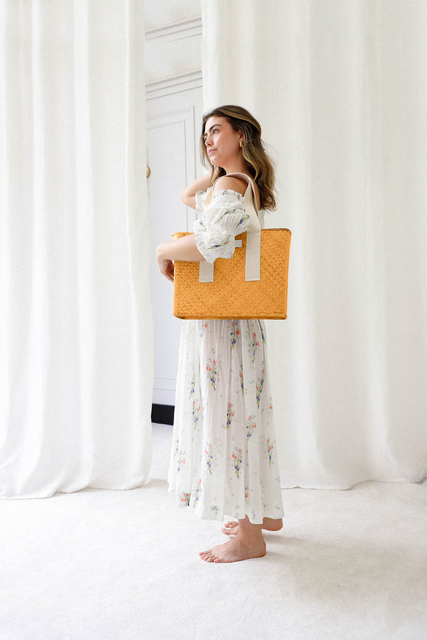 Camel Canvas Anissa - Small Tote