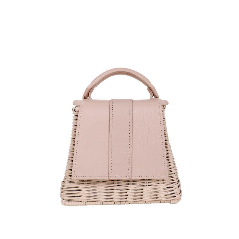 Cream & Natural Bo Top Handle with Strip