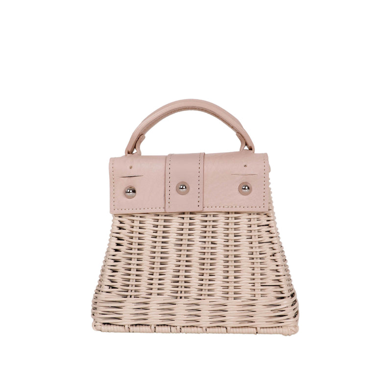 Cream & Natural Bo Top Handle with Strip