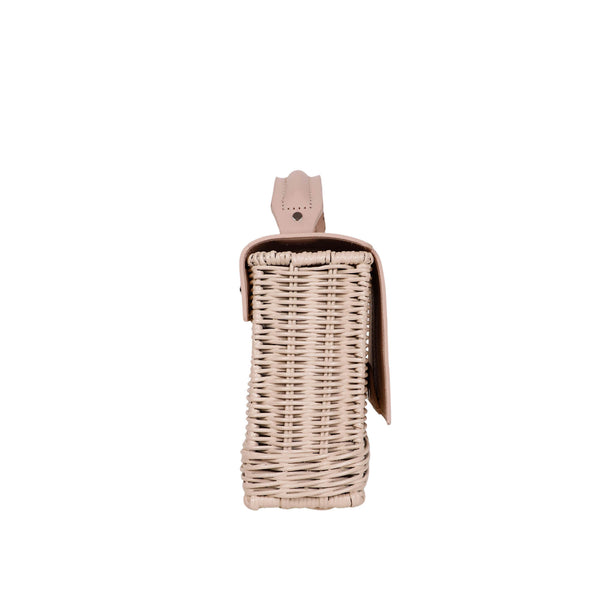 Cream & Natural Bo Top Handle with Strip