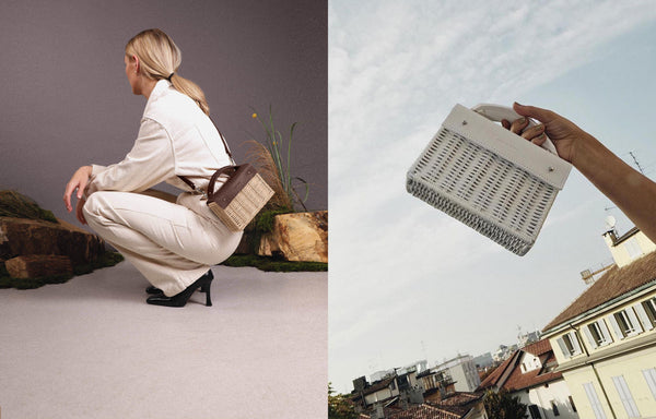 Wicker Wings | Modern Wicker Bags | As seen in Vogue