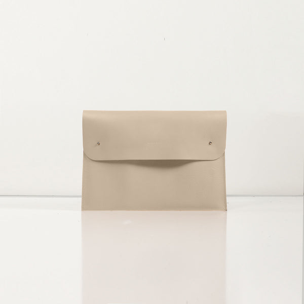 Laptop Case and Kuai Small Pouch - Cream