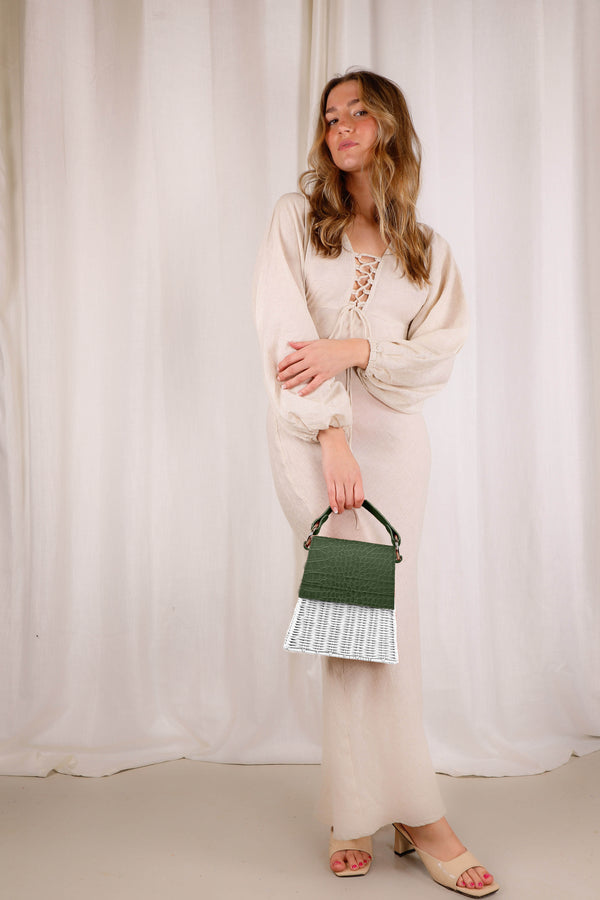 Green Croco & White Lian