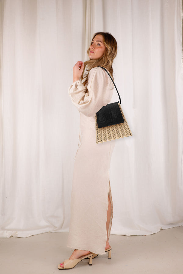 Black Croco & Natural Lian Lu