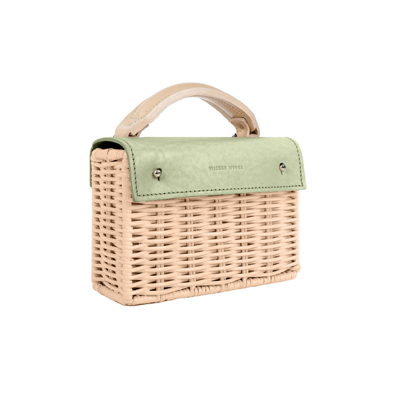 Sage & Cream Handle Natural Mini Kuai