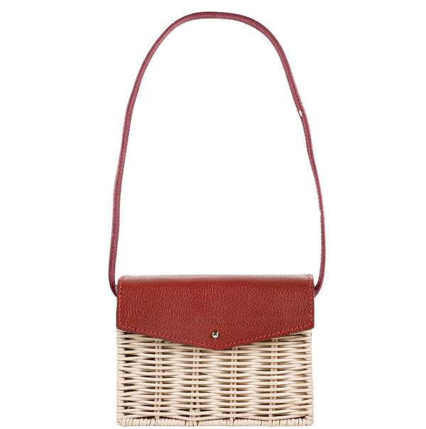 Burgundy & Natural Mini Shou