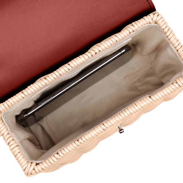 Burgundy & Natural Mini Shou