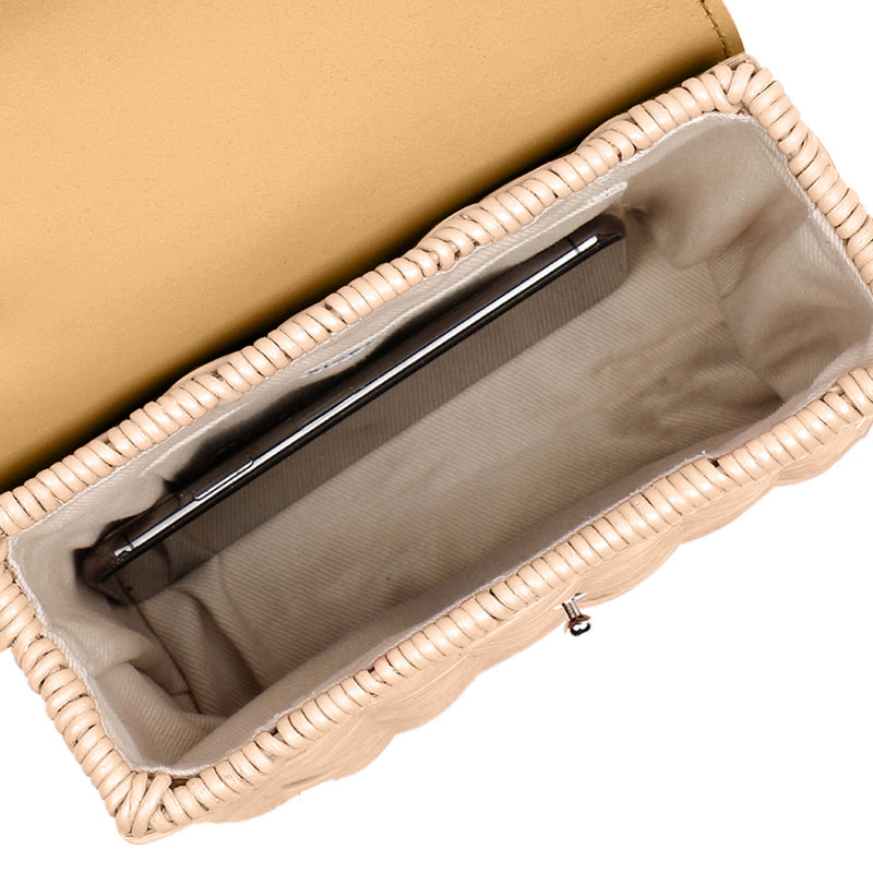Mustard & Natural Mini Shou Shoulder Strap