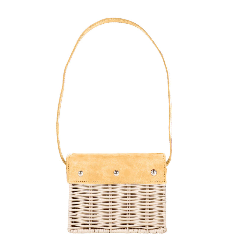 Mustard & Natural Mini Shou Shoulder Strap
