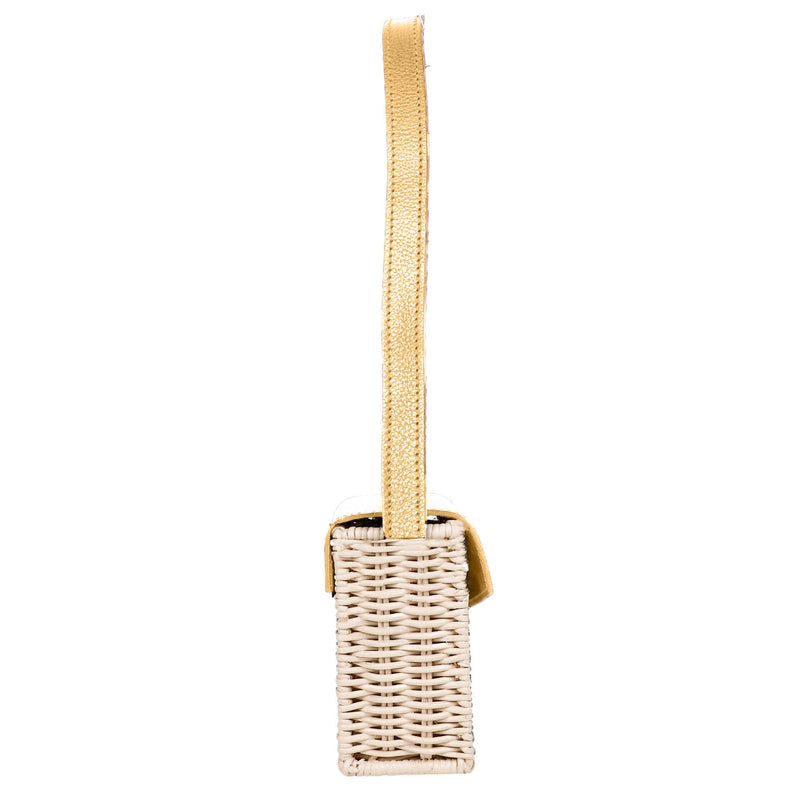 Mustard & Natural Mini Shou Shoulder Strap