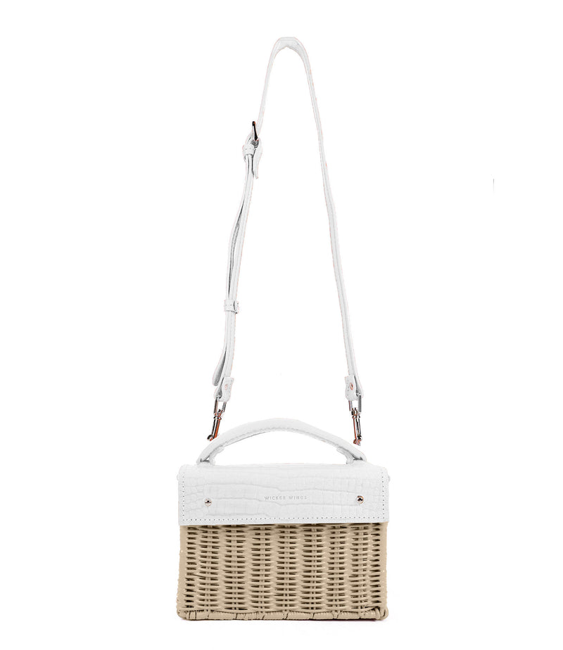 White Croco & Natural Mini Kuai
