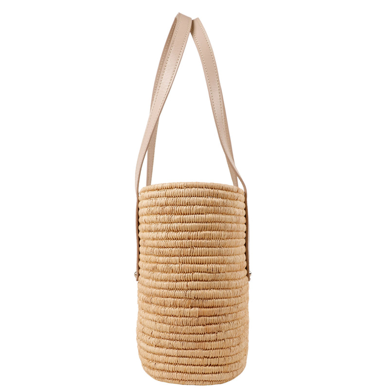 Noor-Cream and Natural-Large Tote-1-Front-2-Wicker-Wings-Wicker-Bag-Bucket-Bag-Bags-for-Women-Designer-Handbags-Beach-Bag-Summer-Bag-Straw-Bag-Black-Bag-Crossbody-Bag-Mini-Bag-Leather-Handbags-Purse