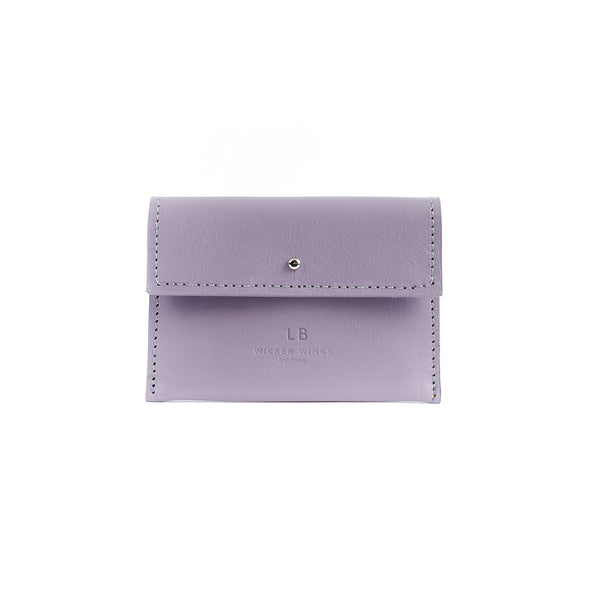Lavender Leather Pouch