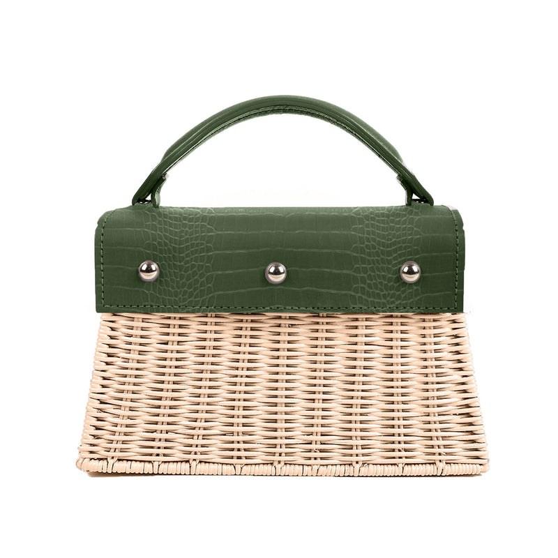 Green Croco & Natural Tixing