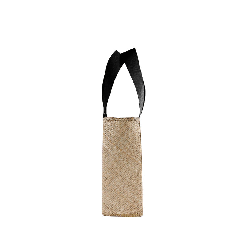 Canvas & Black Anissa - Small Tote