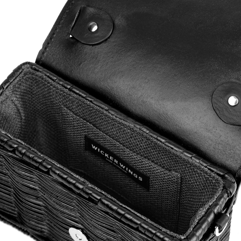 Babing-Black Bag-Wicker Wings-Basket Handbag-Rattan Bags-Wicker Bags UK-Wicker Bags-Wicker Bag-Straw Basket Handbag-Wicker Handbag- Eco Friendly Purses-Wicker Handbags-Bag Rattan-Zipped Pouch (4834942091403)