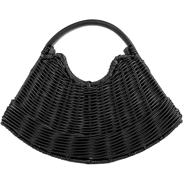 Wicker Wings-Basket Handbag-Rattan Bags-Wicker Bags UK-Wicker Bags-Wicker Bag-Straw Basket Handbag-Wicker Handbag- Eco Friendly Purses-Wicker Handbags-Bag Rattan-Zipped Pouch-Summer Bag-Basket Bag-Black Bag -Black Handbag (6623961284747)