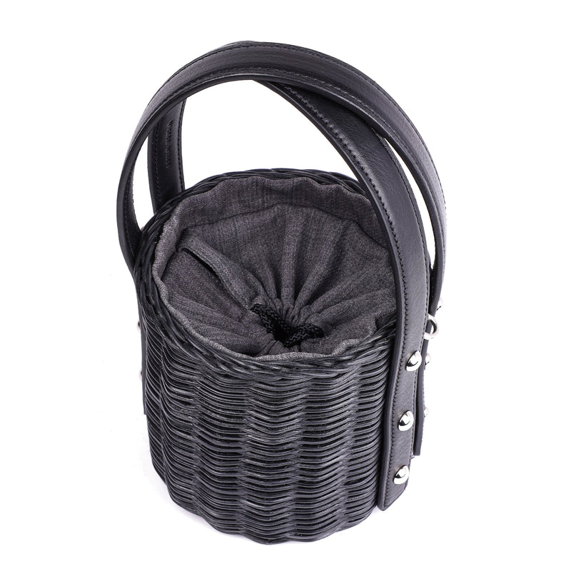 Quan-Black Bag-Wicker Wings-Basket Handbag-Rattan Bags-Wicker Bags UK-Wicker Bags-Wicker Bag-Straw Basket Handbag-Wicker Handbag- Eco Friendly Purses-Wicker Handbags-Bag Rattan-Zipped Pouch (4660752285835) (6908628598923)