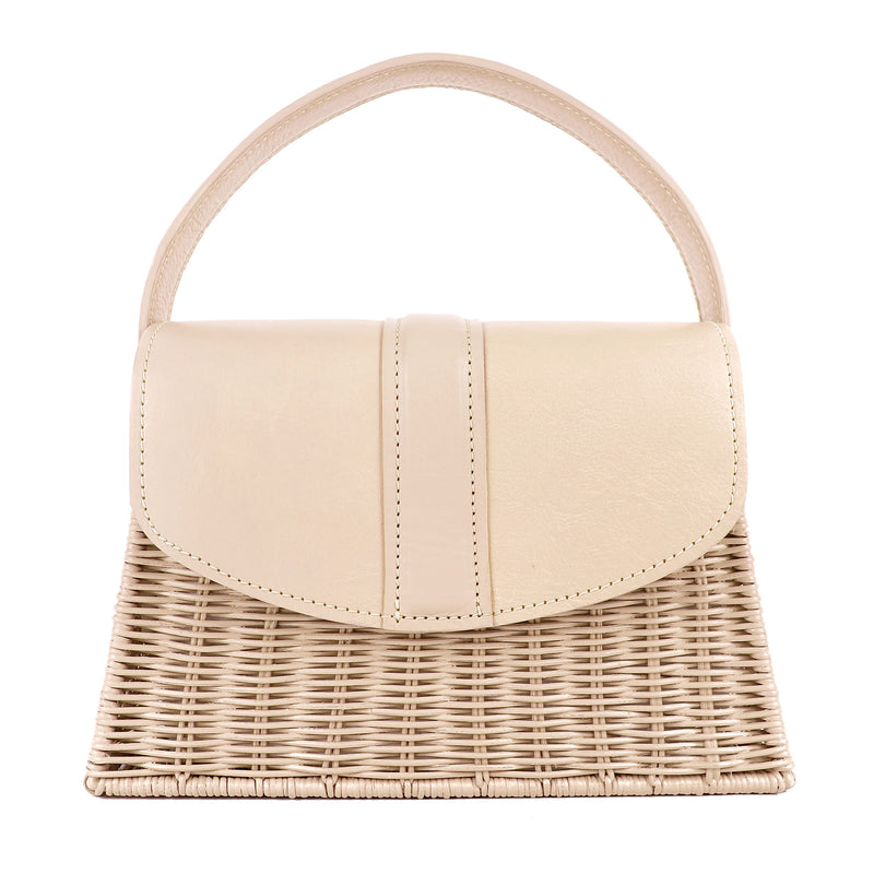 Wicker Wings-Wicker handbag-Rattan Bag-Handbag-Bag-Black Bag-Shoulder Bag For Women-Black Shoulder-Bag-Straw bag - Eco Friendly purses-Beach bag-holiday bag-Messenger Bag-Purse-Tote-Satchel-Ladies Purse-Saddle Bag-Weekend Bag-Straw Bag-Woven Bag-Leather Crossbody Bag-Chain Bag-Chain Shoulder Bag-Crossbody Bag - Cream basket top handle bag (6993088446603)