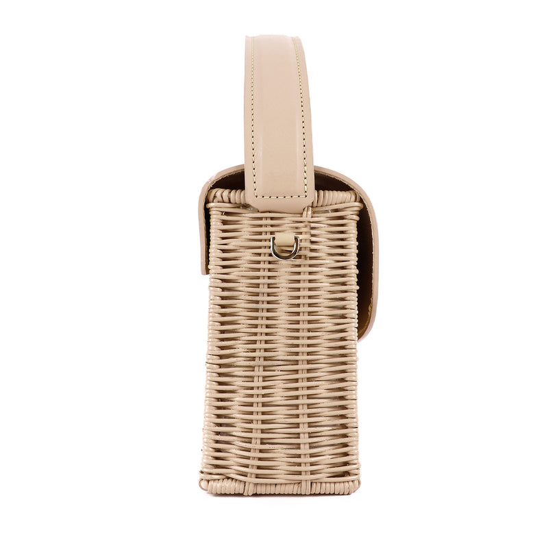 Wicker Wings-Wicker handbag-Rattan Bag-Handbag-Bag-Black Bag-Shoulder Bag For Women-Black Shoulder-Bag-Straw bag - Eco Friendly purses-Beach bag-holiday bag-Messenger Bag-Purse-Tote-Satchel-Ladies Purse-Saddle Bag-Weekend Bag-Straw Bag-Woven Bag-Leather Crossbody Bag-Chain Bag-Chain Shoulder Bag-Crossbody Bag - Cream basket top handle bag (6993088446603)